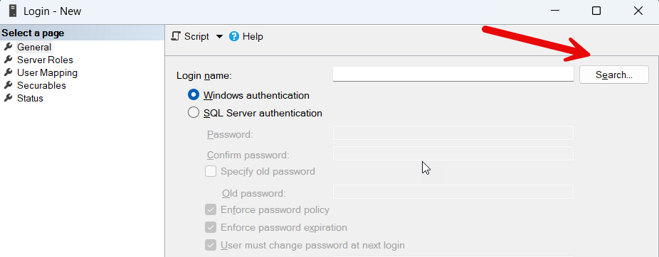 Creating a SQL Server login for an existing domain user... | UmbraCare