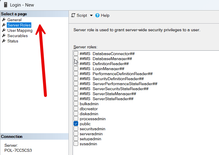Creating a SQL Server login for an existing domain user... | UmbraCare