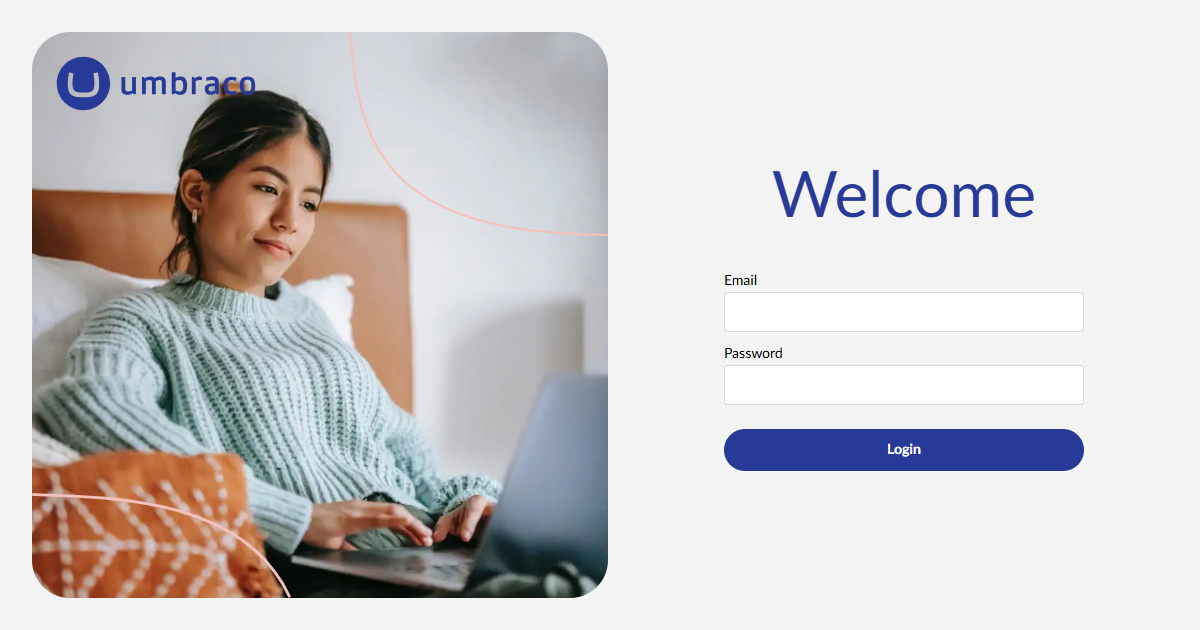 Umbraco 13 login panel after session timeout
