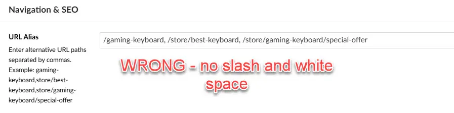 Example of bad input