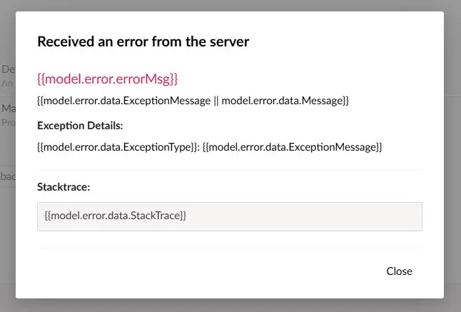 Umbraco Rebuild Database Cache UI error