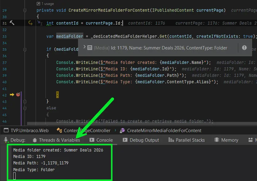 Creating a Mirror Media Folder for Content Node in... | UmbraCare