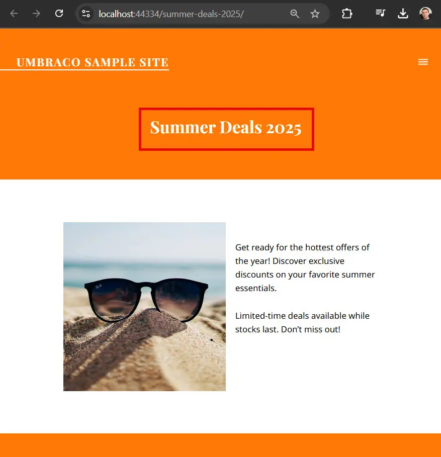 Redirect Source (Content Page) - Summer Deals 2025