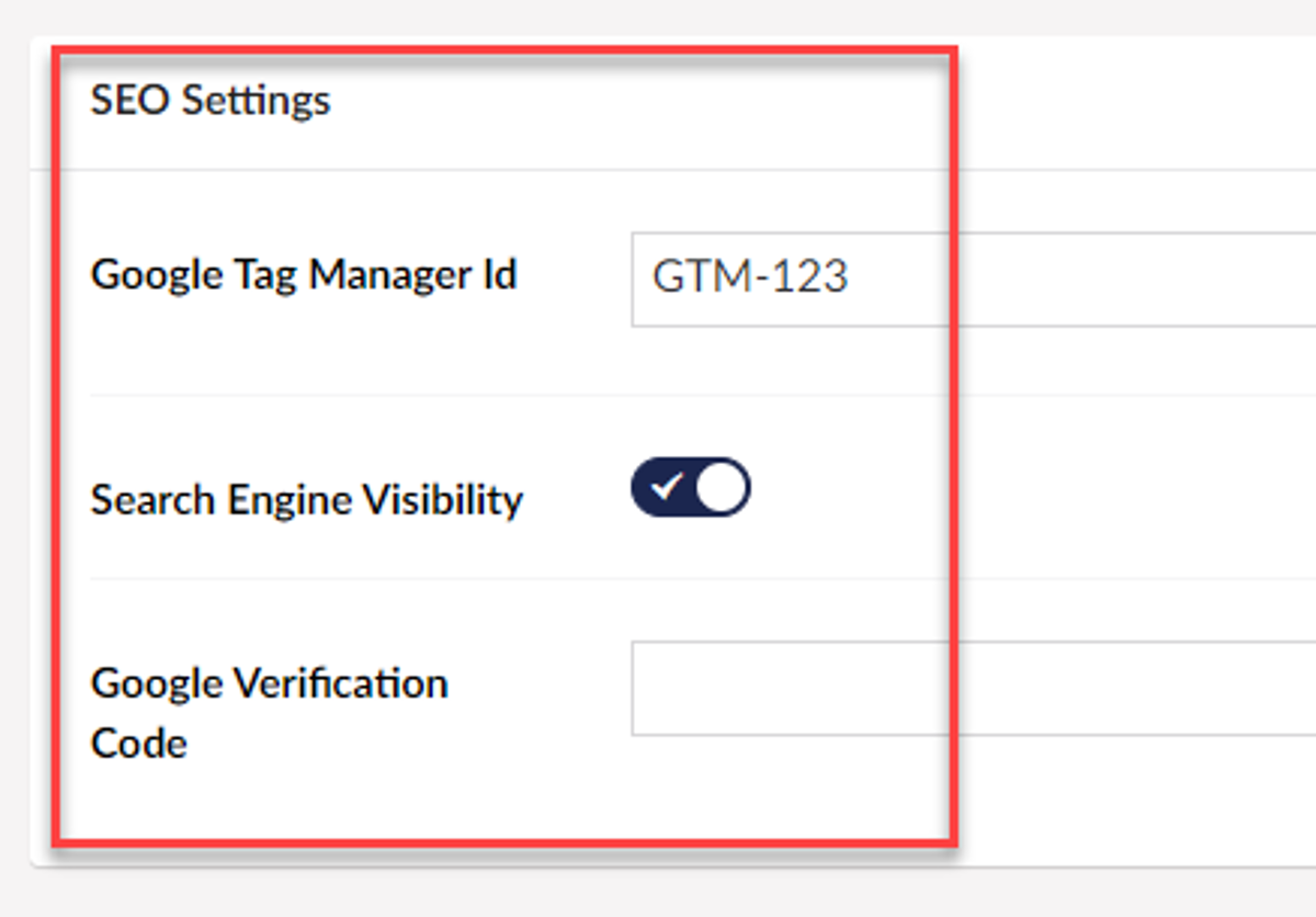 Showing SEO Settings tab only for admin role
