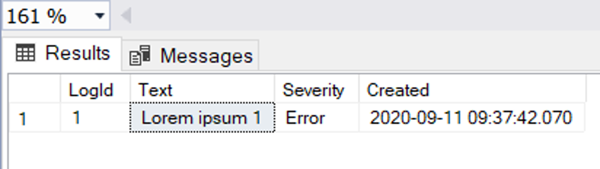 SQL Select from Logs table 2