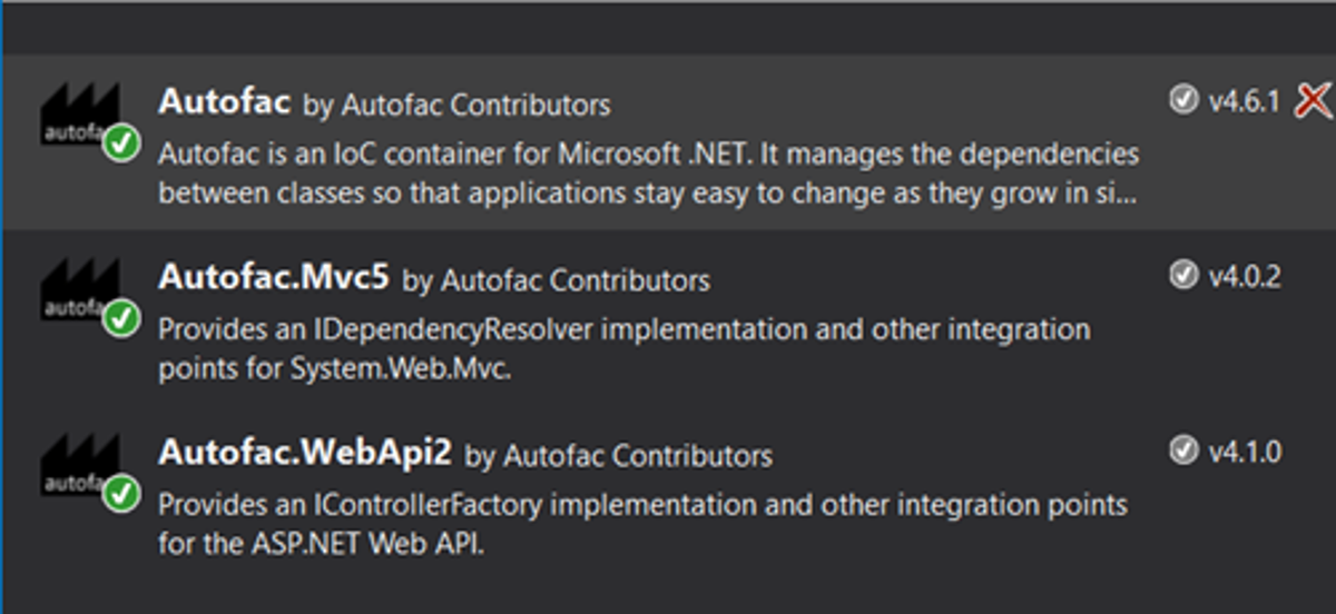 NuGet Autofac.MVC5 & Autofac.WebApi2 packages for Umbraco 7